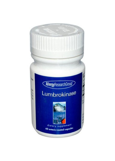 Lumbrokinase 60 Caps ALG-76140 Allergy Research Group (259450361)