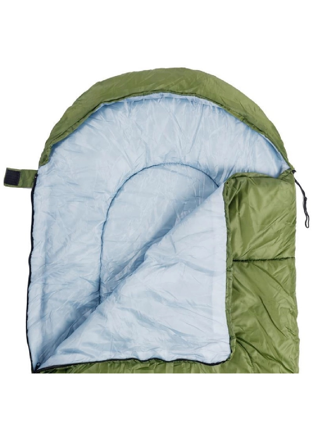 Спальный мешок кокон-одеяло плед туристический походный для кемпинга отдыха на природе 220х75 см (475441-Prob) Зеленый Unbranded (267493605)