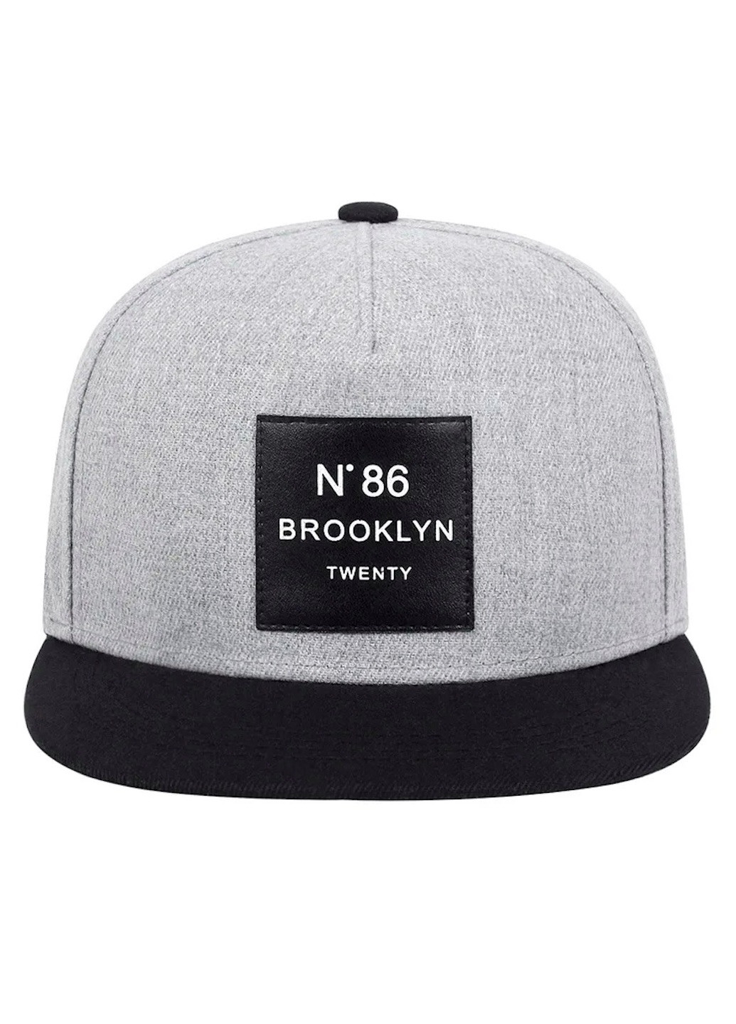 Кепка Brooklyn N86 Бруклин с прямым козырьком Белая Унисекс WUKE One size Brand снепбек (258629208)
