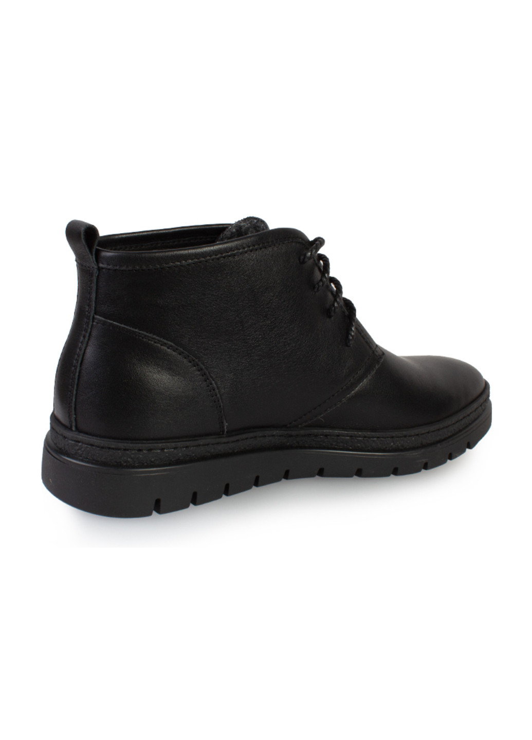 Черные зимние ботинки мужские бренда 9501065_(1) ModaMilano