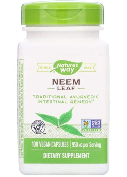 Neem Leaf 100 Caps NWY-15120 Nature's Way (258498944)