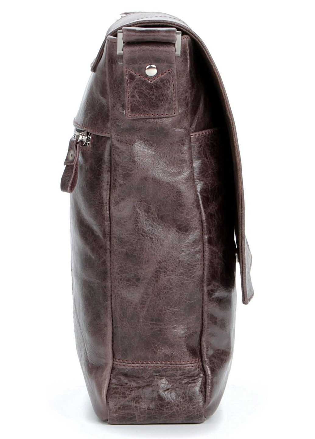 Мужская кожаная серо-коричневая сумка 00796 Shvigel (269994294)