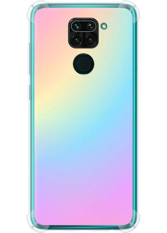 Силиконовый противоударный с усиленными углами чехол 'Радуга 2' для Endorphone Xiaomi Redmi Note 9 (259141445)