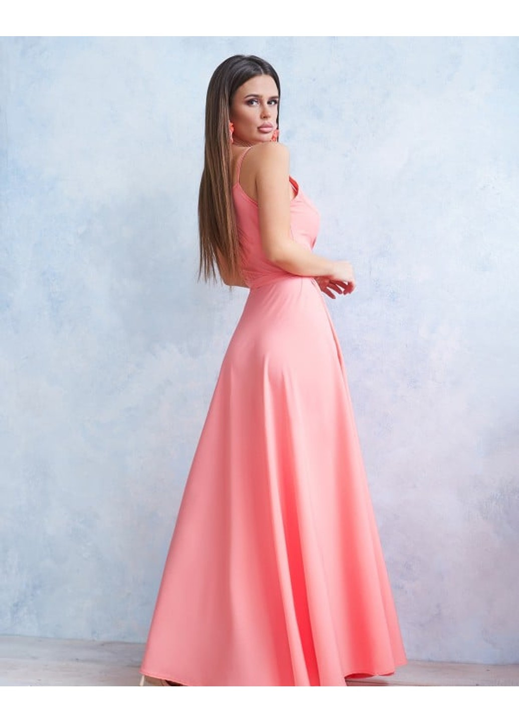 Рожева повсякденний сукня 11745 рожевий ISSA PLUS
