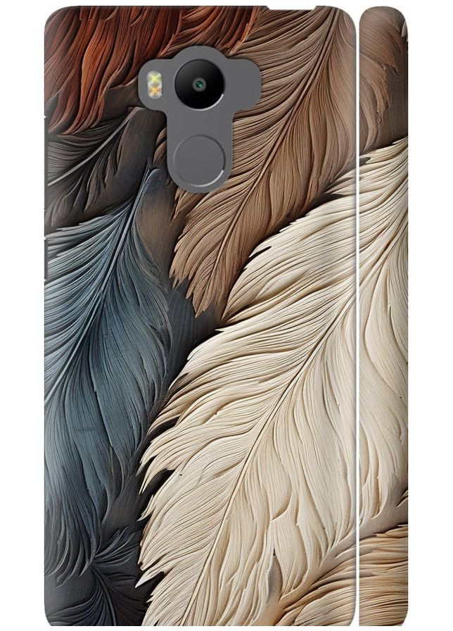 3D пластиковий матовий чохол 'Листя в стилі бохо' для Endorphone Xiaomi Redmi 4 Prime (265397695)