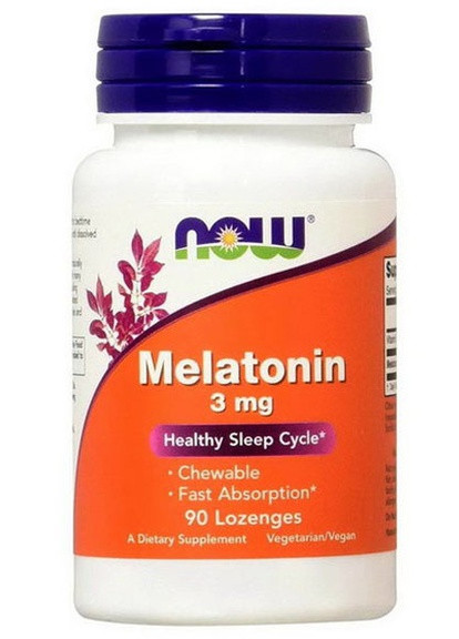 Melatonin 3 mg 90 Lozenges NOW-03258 Now Foods (256720549)