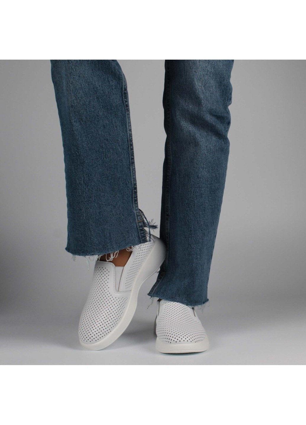 Жіночі сліпони 198950 Renzoni білі демісезони (257980240)