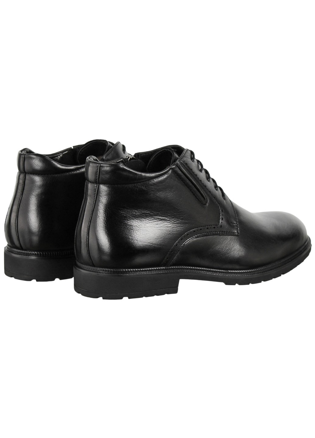 Черные зимние мужские ботинки классические 199976 Cosottinni