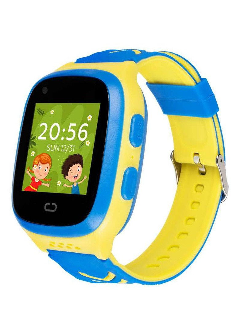 Детские cмарт-часы с GPS трекером 4G GP-PK006 (IP67) (UA colors) Gelius (258788795)