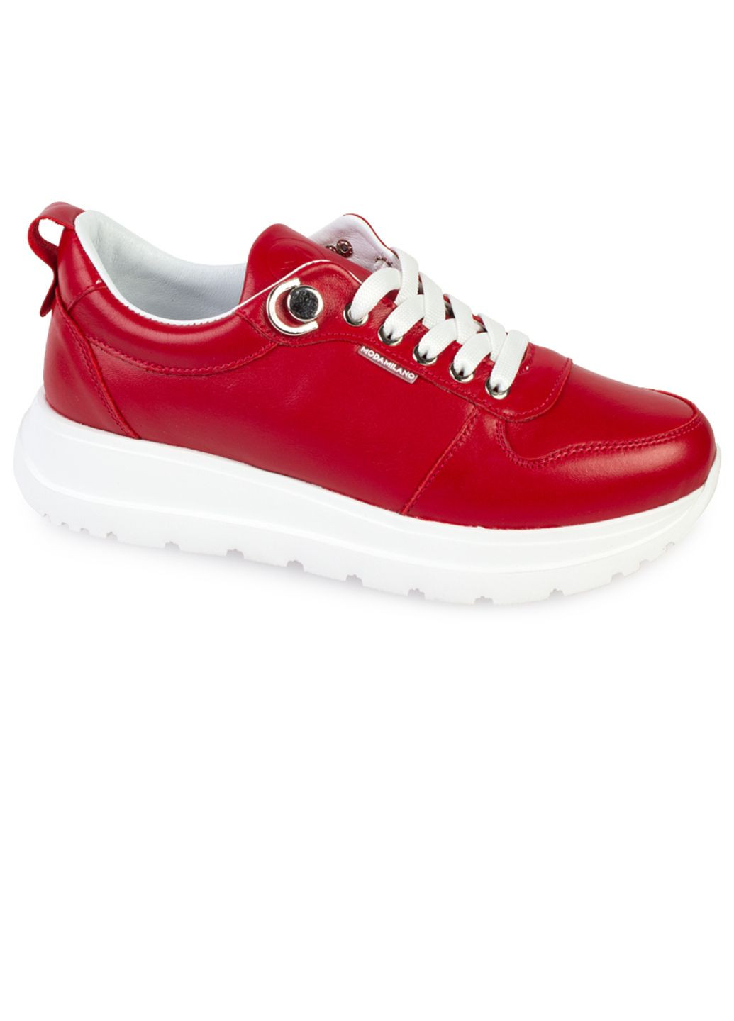 Червоні осінні кросівки жіночі бренду 8200345_(1) ModaMilano