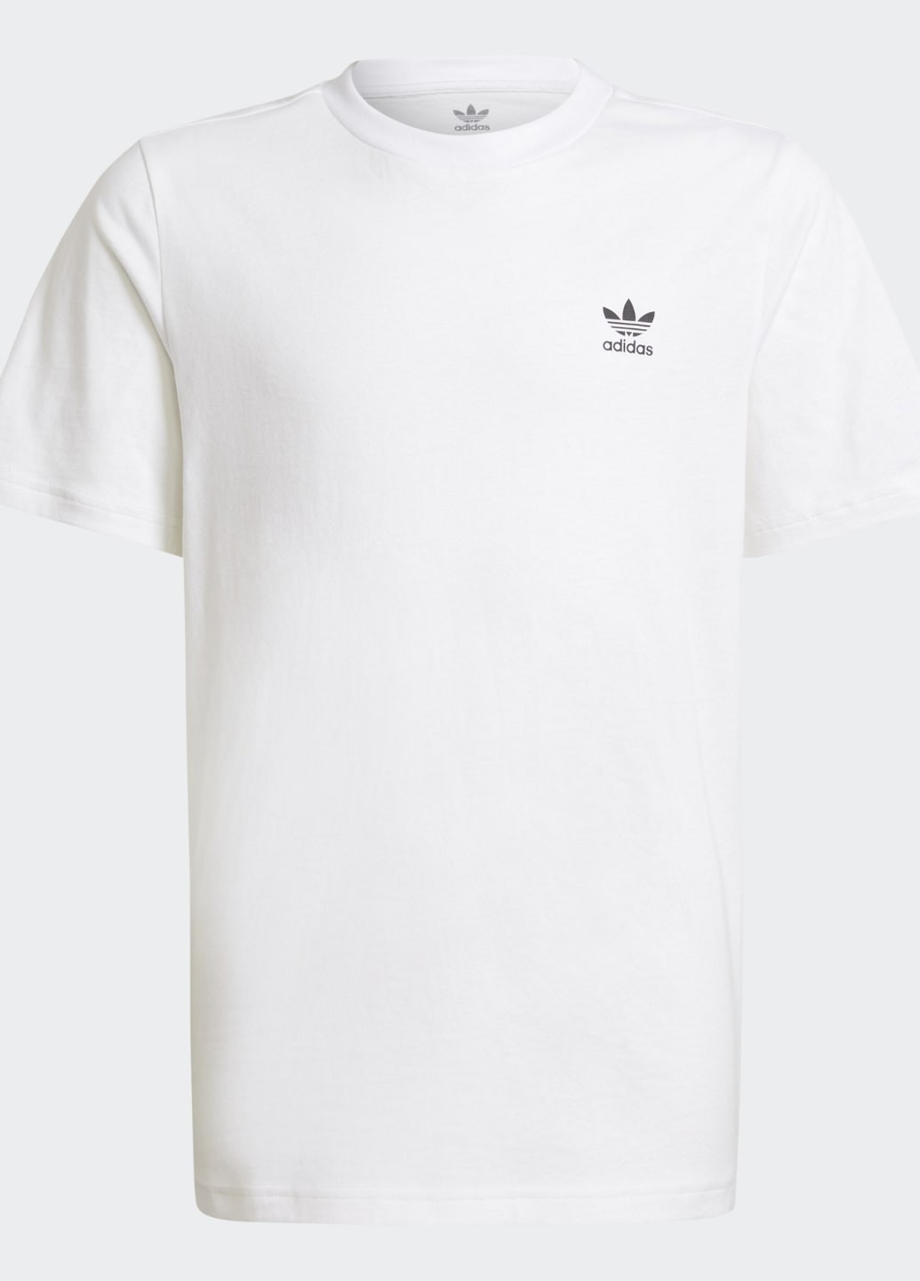 Біла демісезонна футболка adicolor adidas