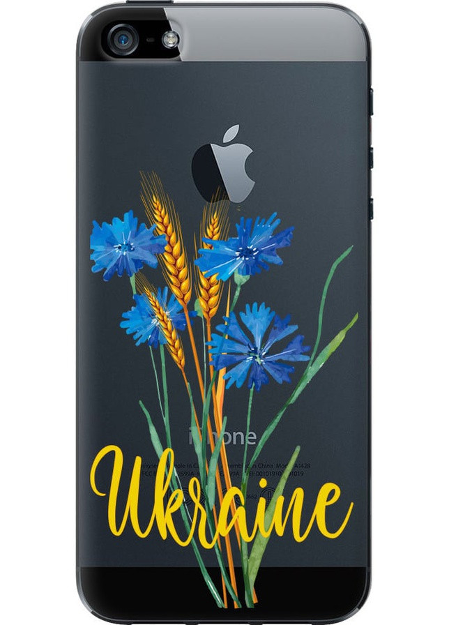 Силіконовий протиударний с посиленими кутами чохол 'Ukraine v2' для Endorphone apple iphone 5s (258485678)