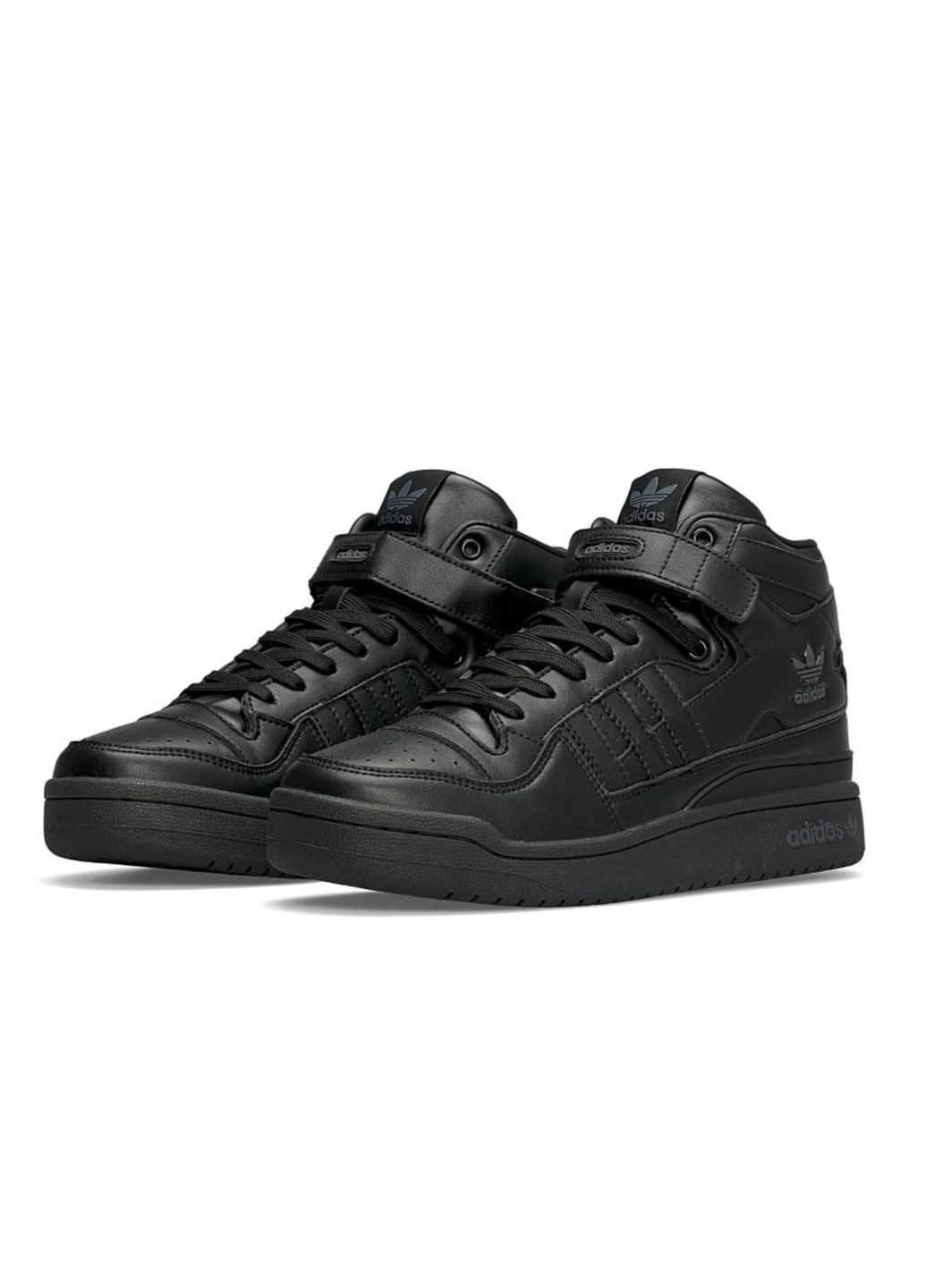 Adidas high tops all black 2025