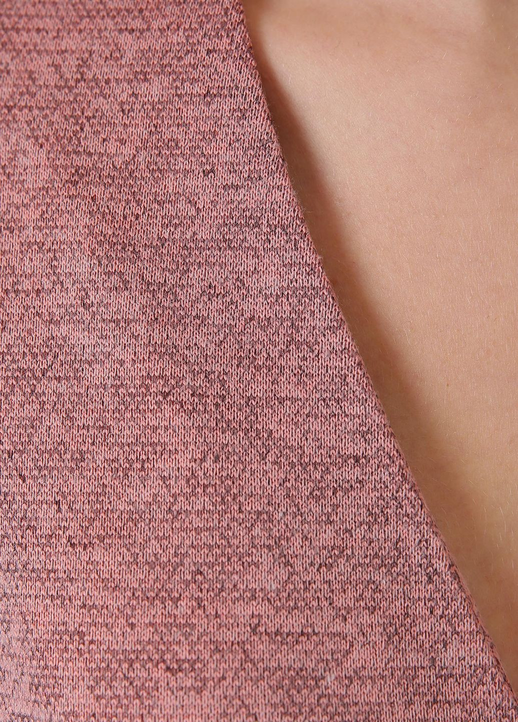 Теплий жіночий комбенізон Jadone Fashion меланж рожевий повсякденний