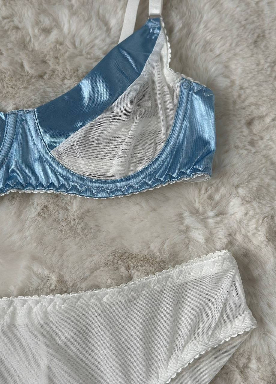 Білий демісезонний стильний комплект білизни No Brand