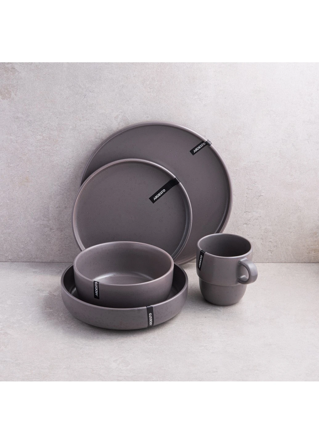 Столовый сервиз Trento Gray 30 предметов 6 персон Ardesto (260266650)