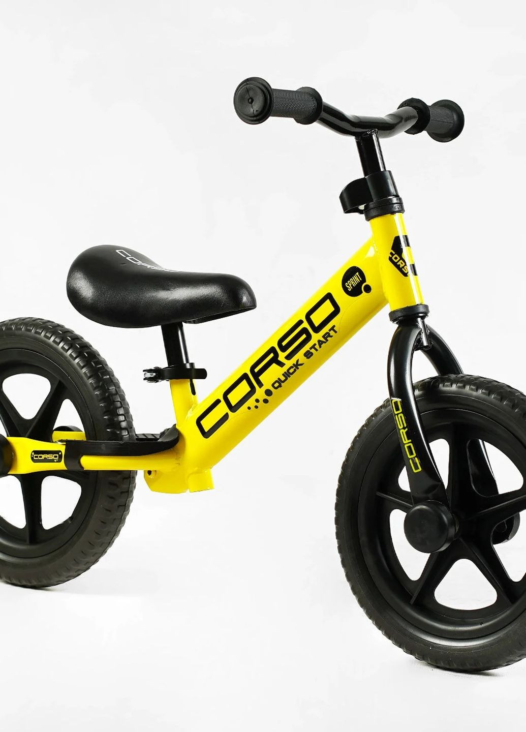 Велобіг "CORSO SPRINT" JR-82566. Сталева рама, колесо 12" EVA (ПІНА) No Brand (277632840)