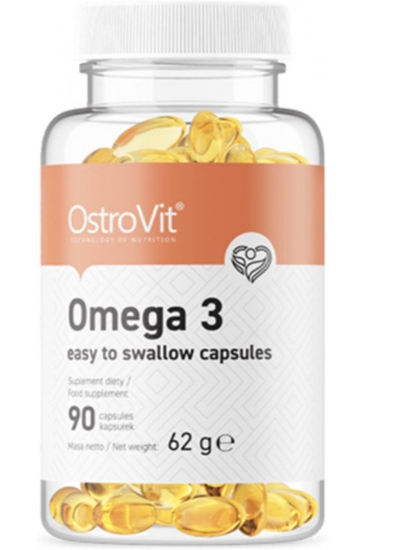 Омега 3 Omega 3 Easy To Swallow 90caps Ostrovit (258186857)