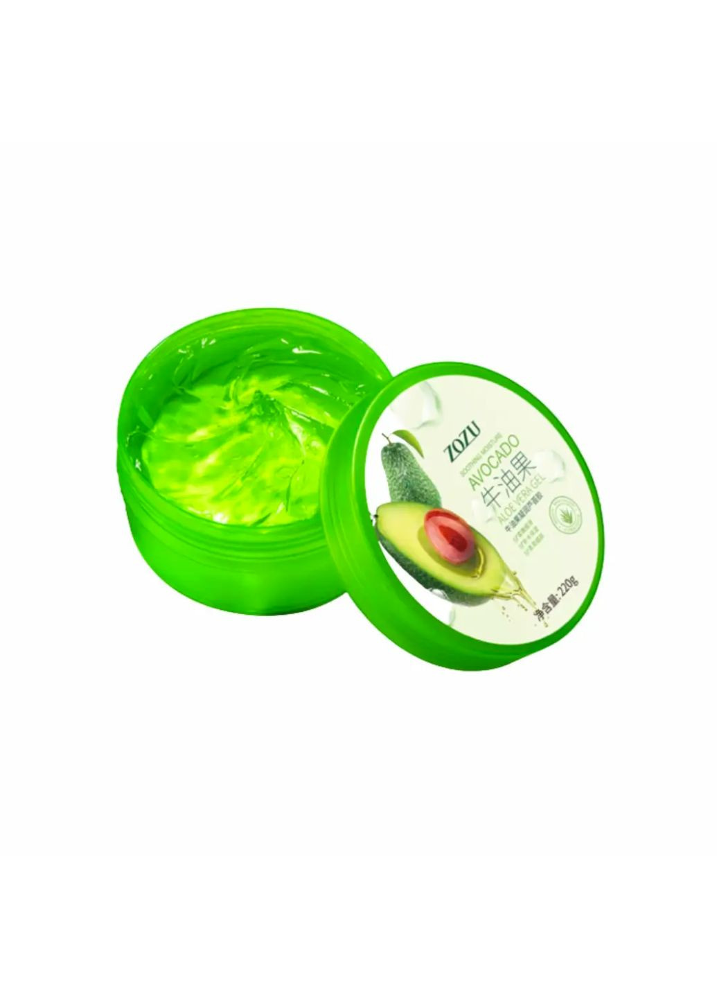 Универсальный гель с экстрактом авокадо и алоэ вера Soothing & Moisture Avocado Gel, 220 мл ZOZU (276972791)