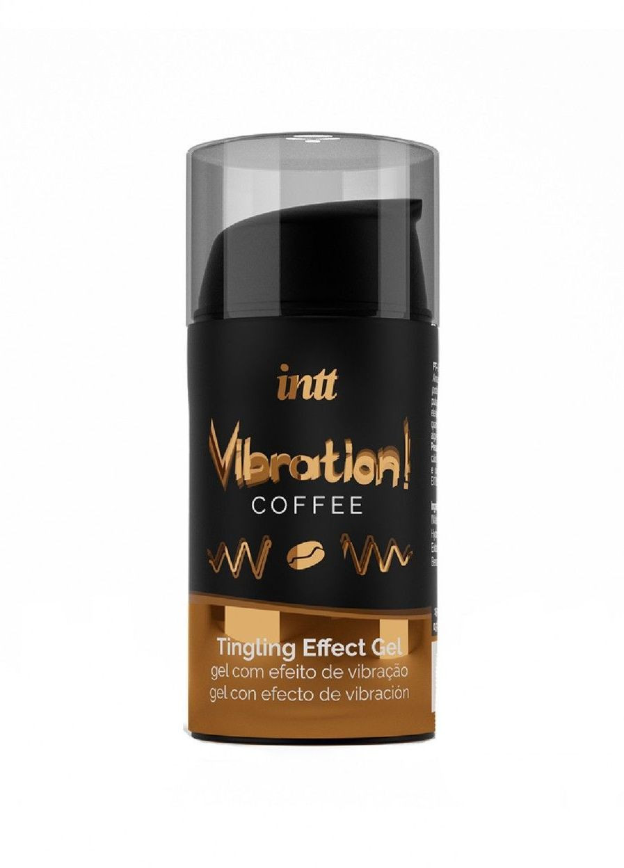 Жидкий вибратор Vibration Coffee (15 мл), густой гель, очень вкусный, действует до 30 минут, 15 мл. Intt (260266336)