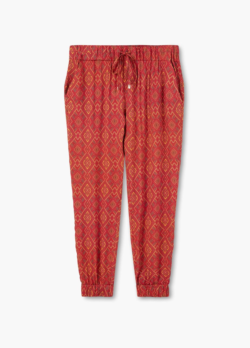 Красные кэжуал летние брюки Mango