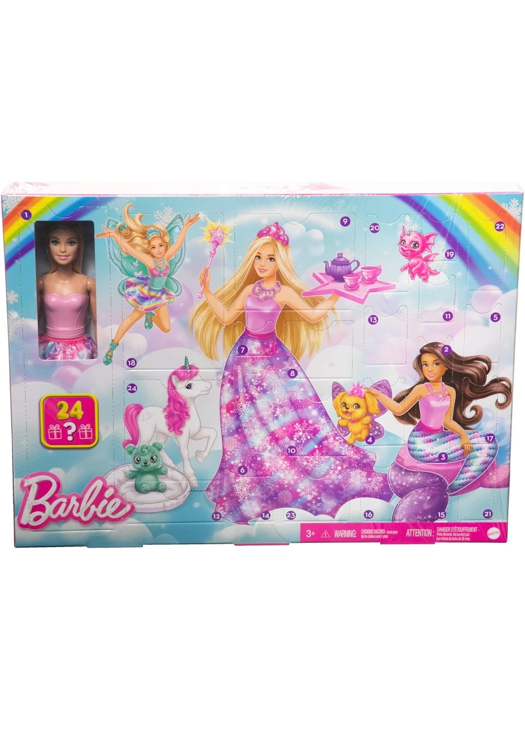 Игровой набор Barbie Dreamtopia Advent Calendar Рождественский Адвент календарь (HGM66) Mattel (267579534)