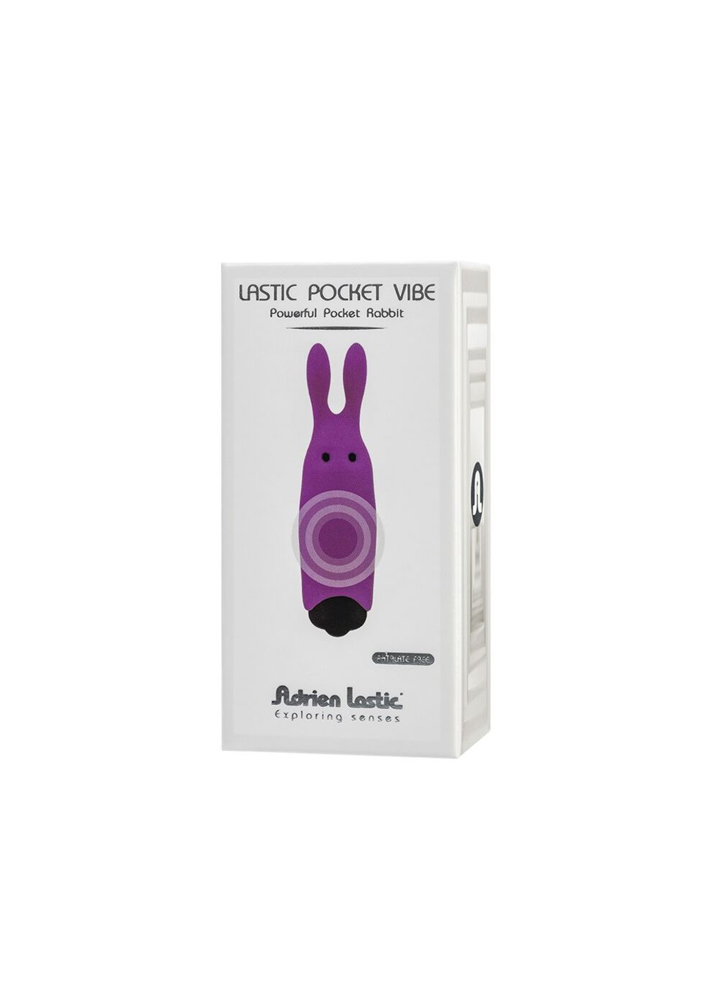 Вибропуля Pocket Vibe Rabbit Purple со стимулирующими ушками Adrien Lastic (276389456)
