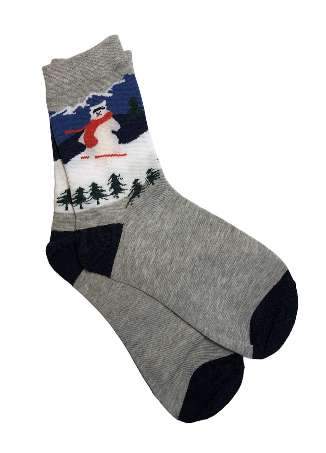 Шкарпетки з новорічним принтом "Ведмідь" Socks (269462499)