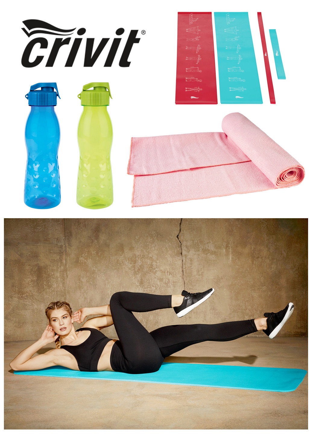 Crivit yoga mat sale