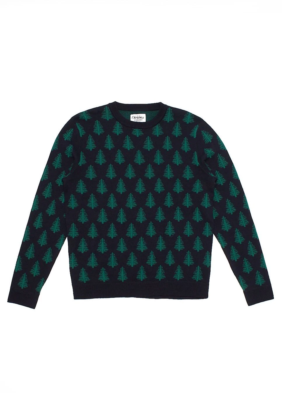 Темно-синий джемпер зима,темно-синий в узоры,jack&jones Jack & Jones