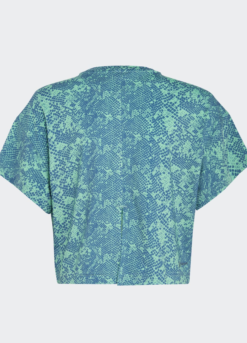 Зелена демісезонна футболка aeroready animal-print adidas