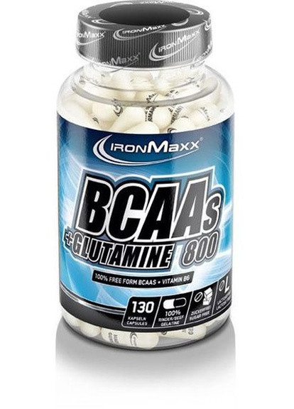 BCAAs + Glutamine 800 130 Caps Ironmaxx (256722700)