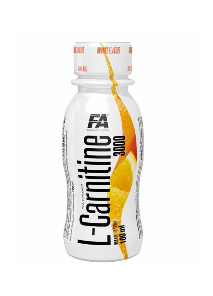 L- карнітин L-Carnitine 3000 100 ml (Orange) Fitness Authority (259296192)