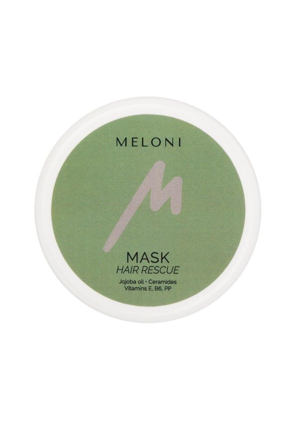 Інтенсивна маска з олією жожоба та вітамінами Е, В6, РР MASK HAIR RESCUE 250 мл Meloni (276904855)