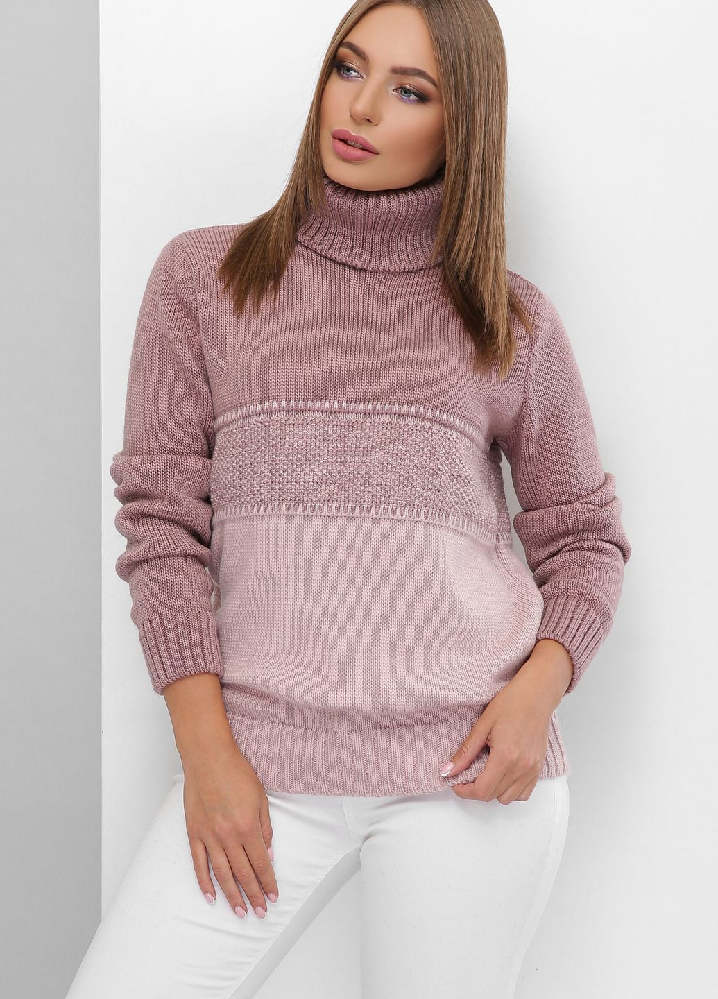 Пудровый свитер 184 фрез-пудра MarSe