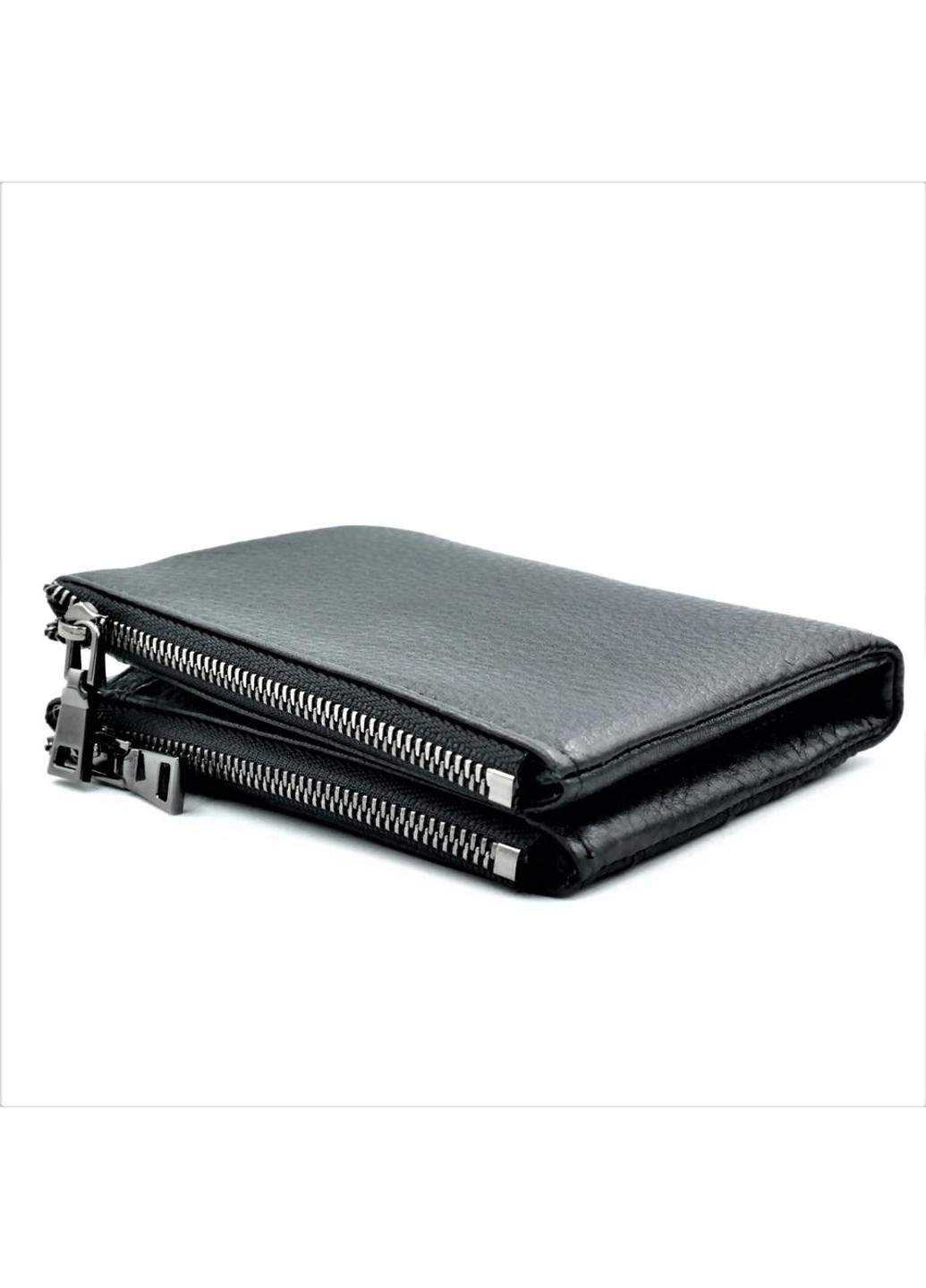 Чоловічий шкіряний гаманець 13 х 9,5 х 2,5 см Чорний wtro-K163-35 Weatro (272596132)