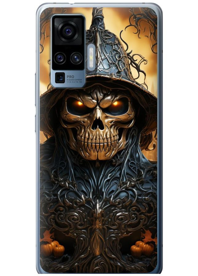 Силіконовий чохол 'Череп 2' для Endorphone Vivo X50 Pro (266807326)