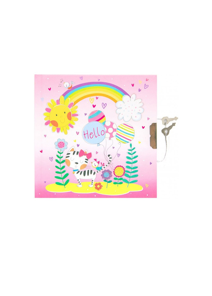Блокнот дитячий на замочку "Маленька киця" колір різнокольоровий ЦБ-00183104 Malevaro (259465919)