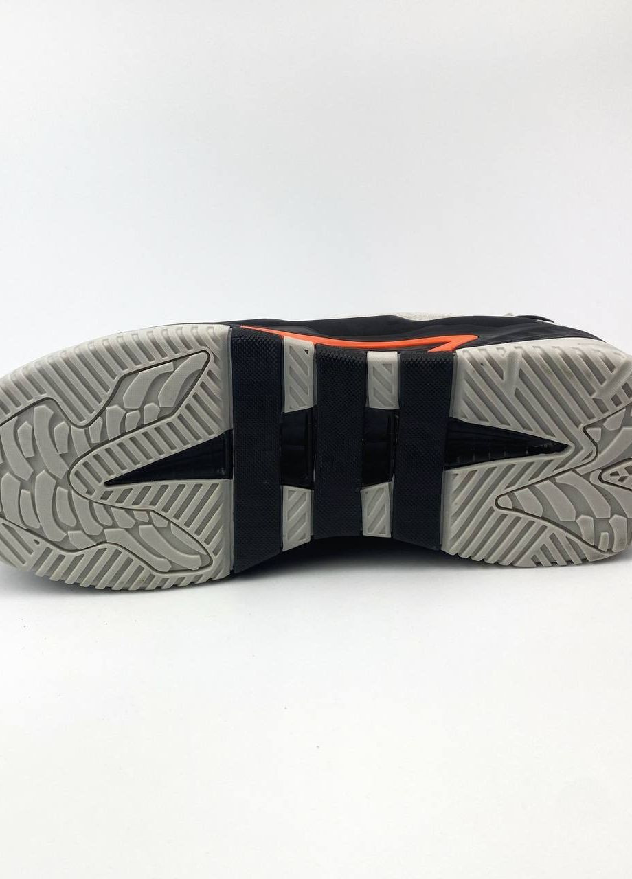 Сірі Осінні кросівки репліка adidas niteball gray&black Vakko