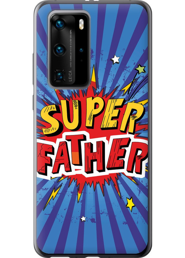 Силиконовый чехол 'Супер папа v2' для Endorphone Huawei P40 Pro (258086378)