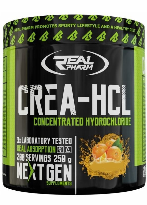 Креатин Гидрохлорид CREA-HCL 250 g (Cherry) Real Pharm (275805307)