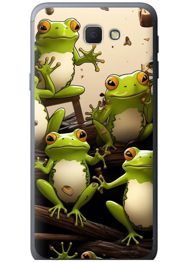 Силіконовий чохол 'Жабки' для Endorphone Samsung Galaxy J5 Prime (266910678)