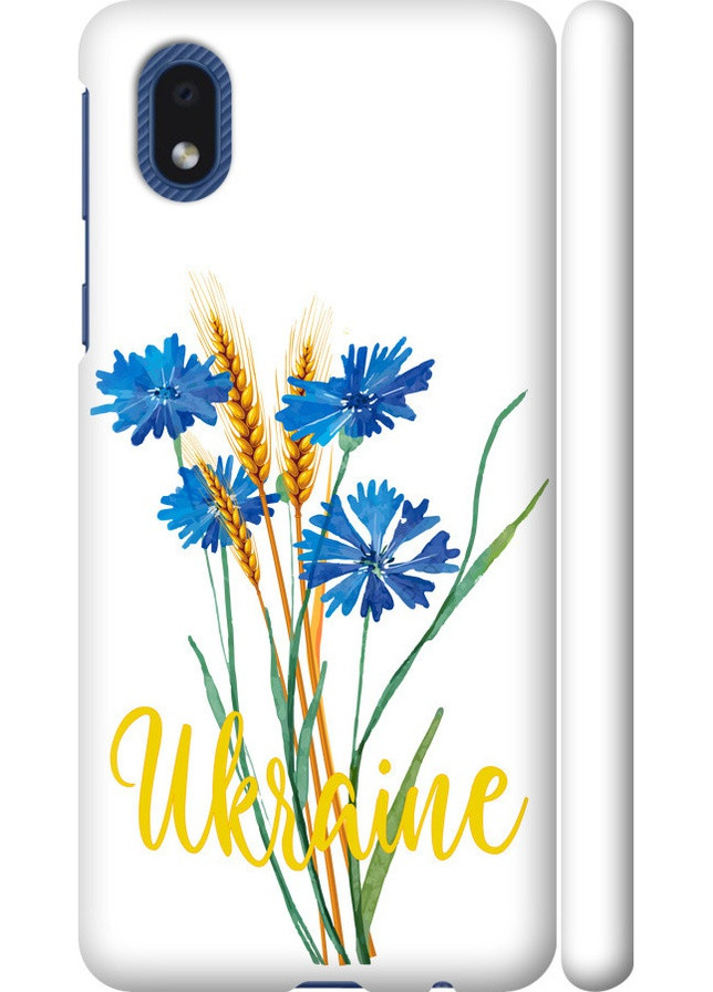3D пластиковый матовый чехол 'Ukraine v2' для Endorphone Samsung Galaxy A01 Core A013F (257994827)