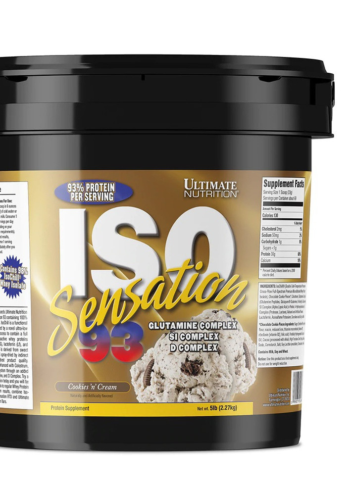 Iso Sensation 93 2270 g /71 servings/ Cookies Cream Ultimate Nutrition (257440443)
