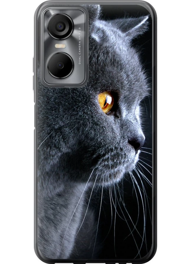 Силиконовый чехол 'Красивый кот' для Endorphone Tecno POP 6 Pro BE8 (258263275)