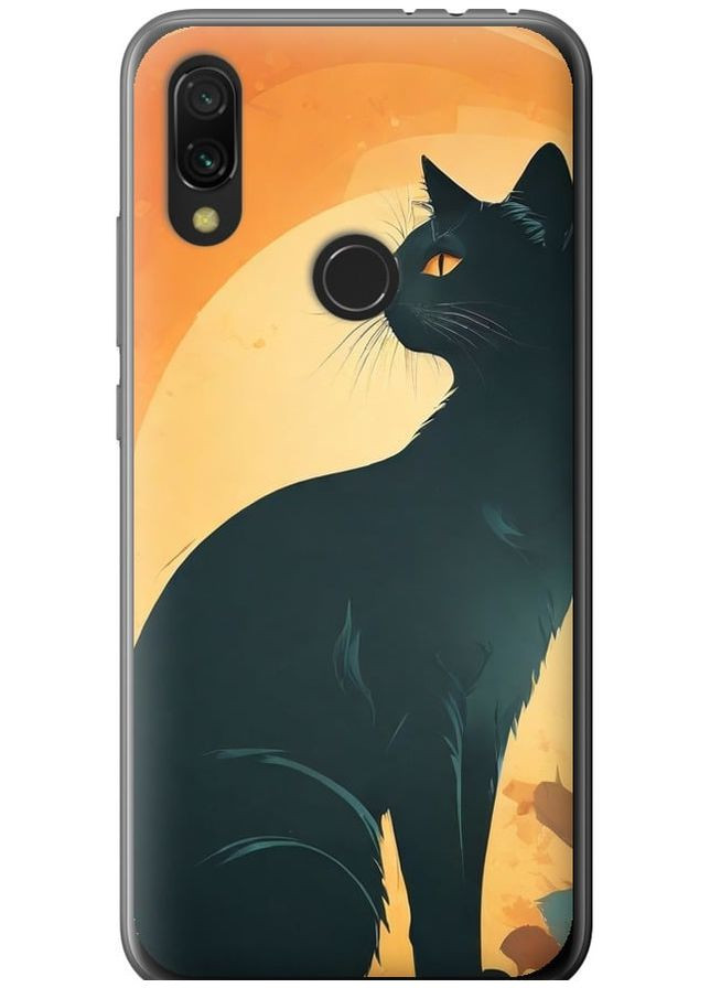 2D пластиковий чохол 'Чорна кішка' для Endorphone Xiaomi Redmi 7 (275648414)