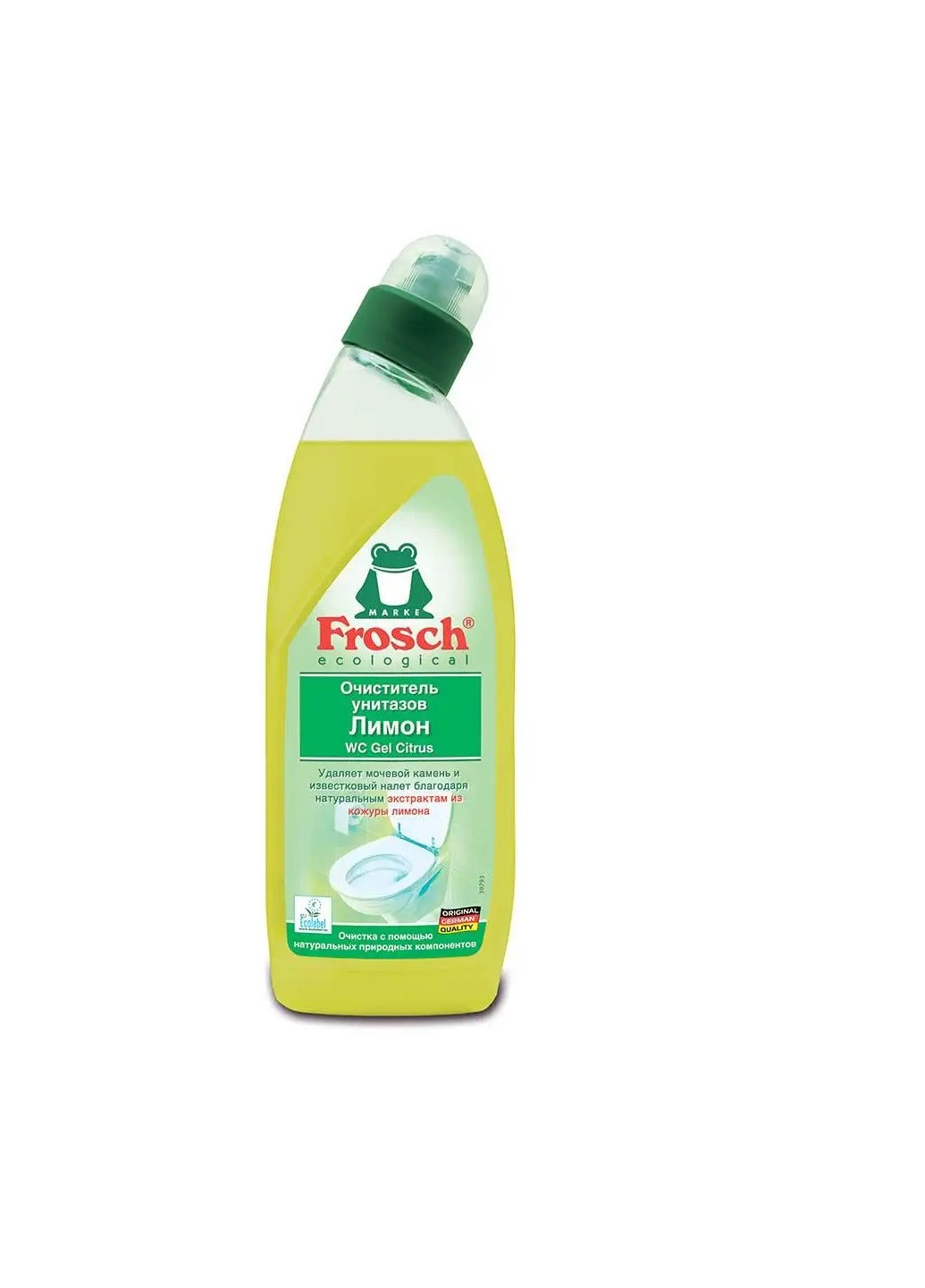 Гель для миття унітазу Лимон 750 мл Frosch - (258330473)
