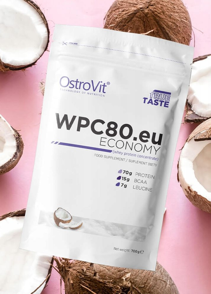 Протеїн Wpc Eco 700 g (Coconut cream) Ostrovit (262297047)