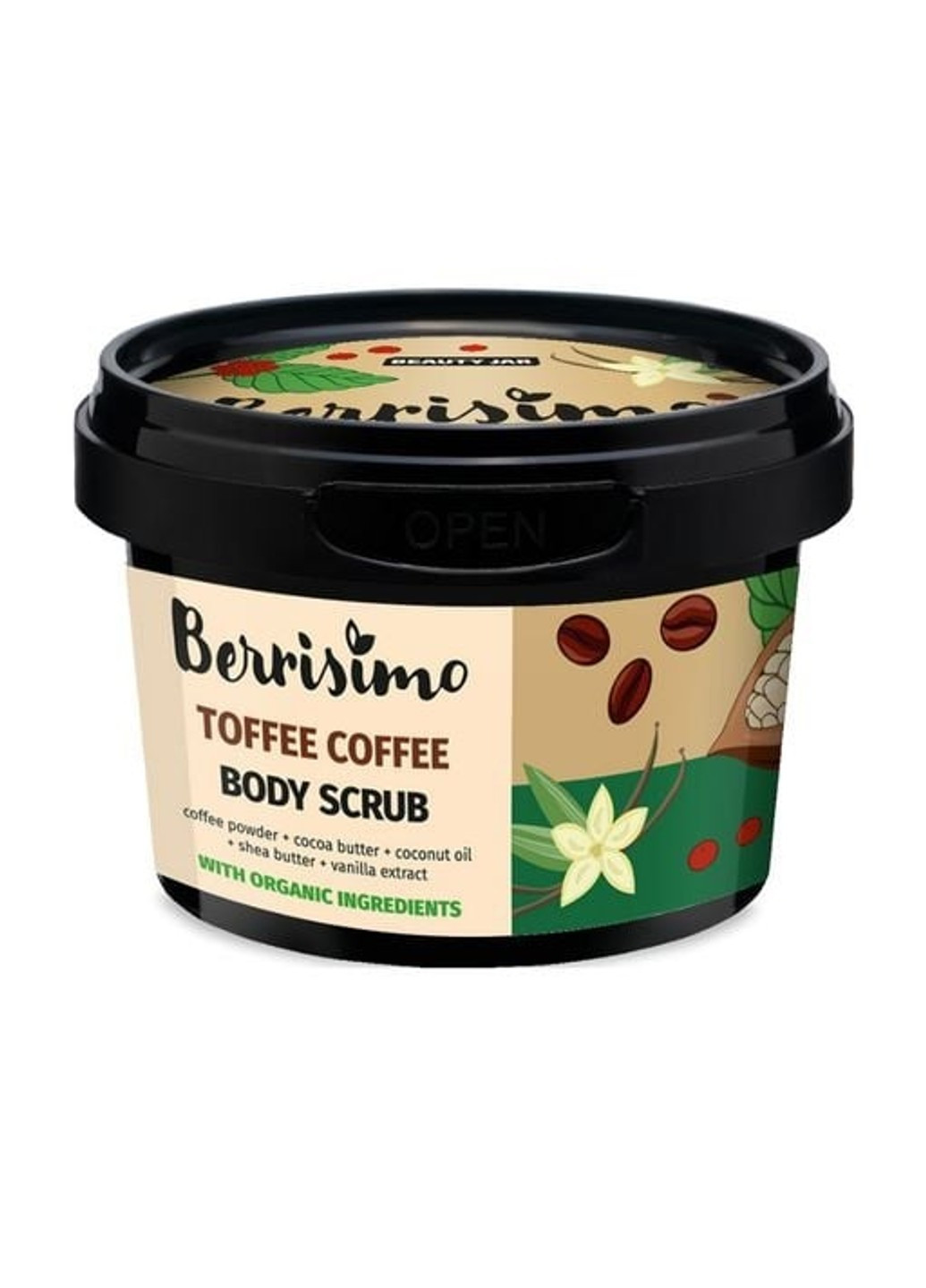 Скраб для тіла Berrisimo Toffee Coffee 350 г Beauty Jar (257260149)