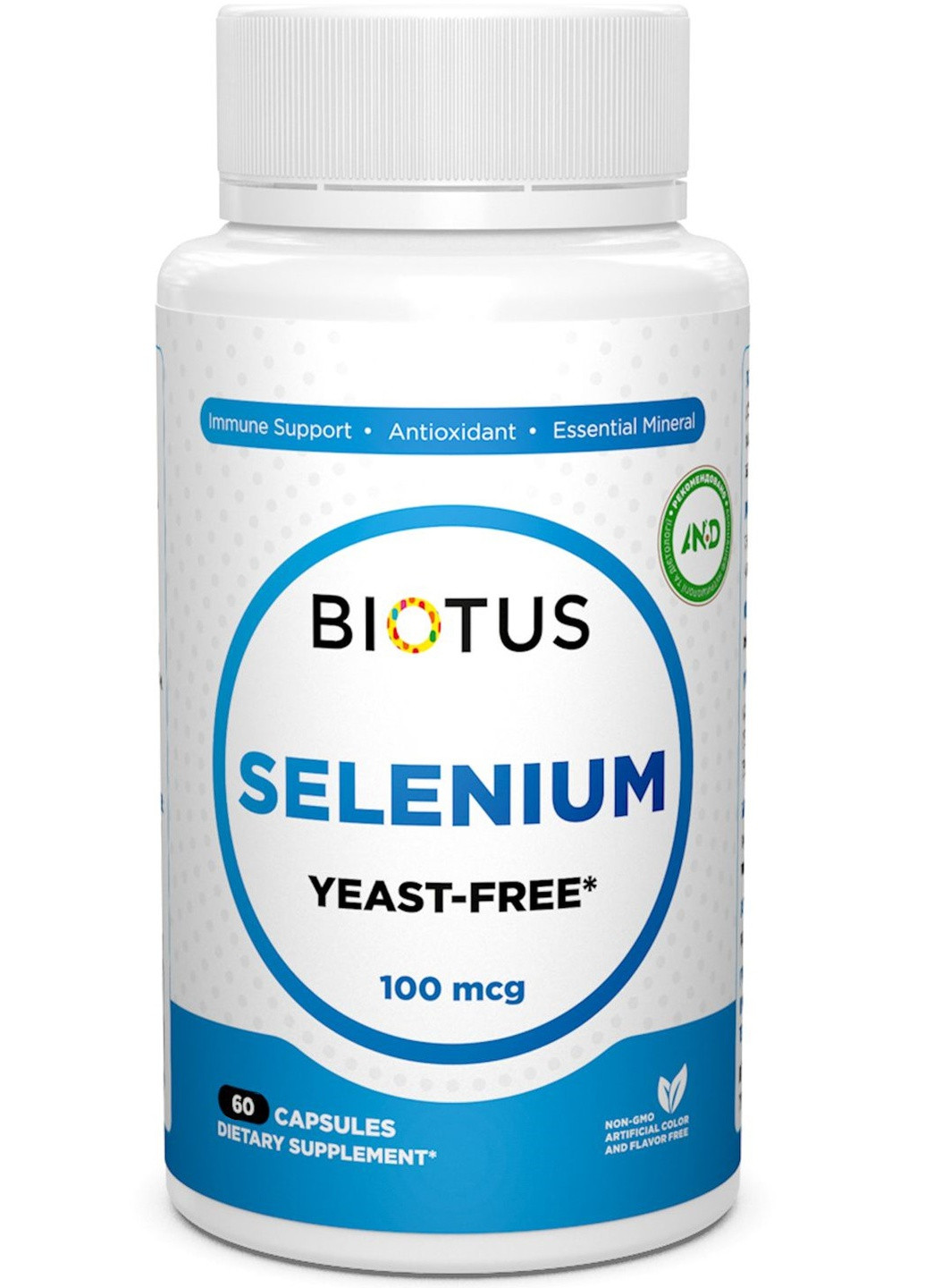 Selenium 100 mcg 60 Caps BIO-530821 Biotus (257252879)